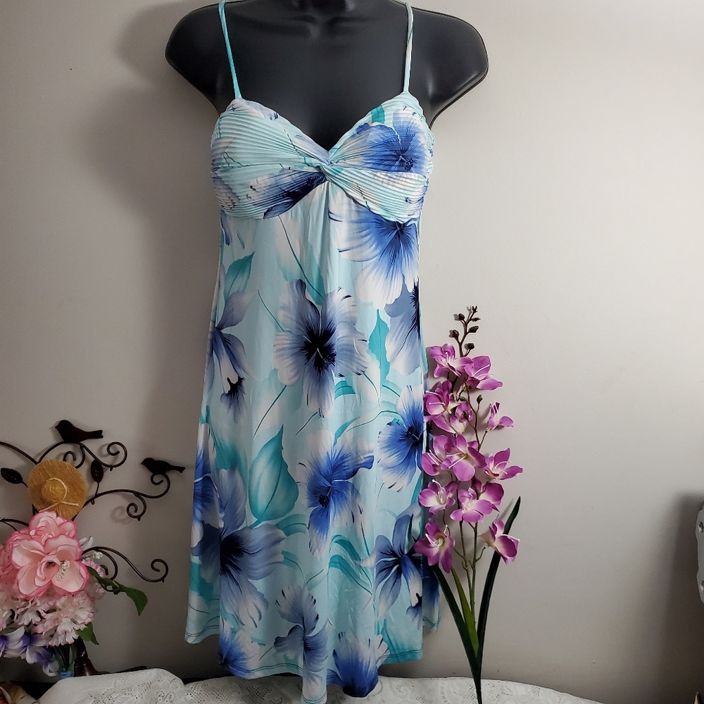 💥Host Pick💥 Blue Floral Summer Dress